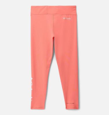 Girls' Columbia Hike Leggings, Color: Hot Coral, image 4