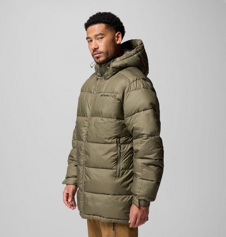 Men's Pike Lake Puffer Parka, Color: Stone Green, image 4