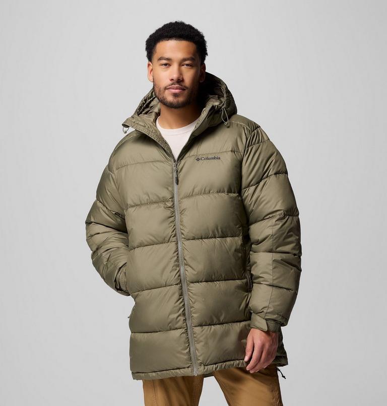 Men's Pike Lake Puffer Parka, Color: Stone Green, image 5