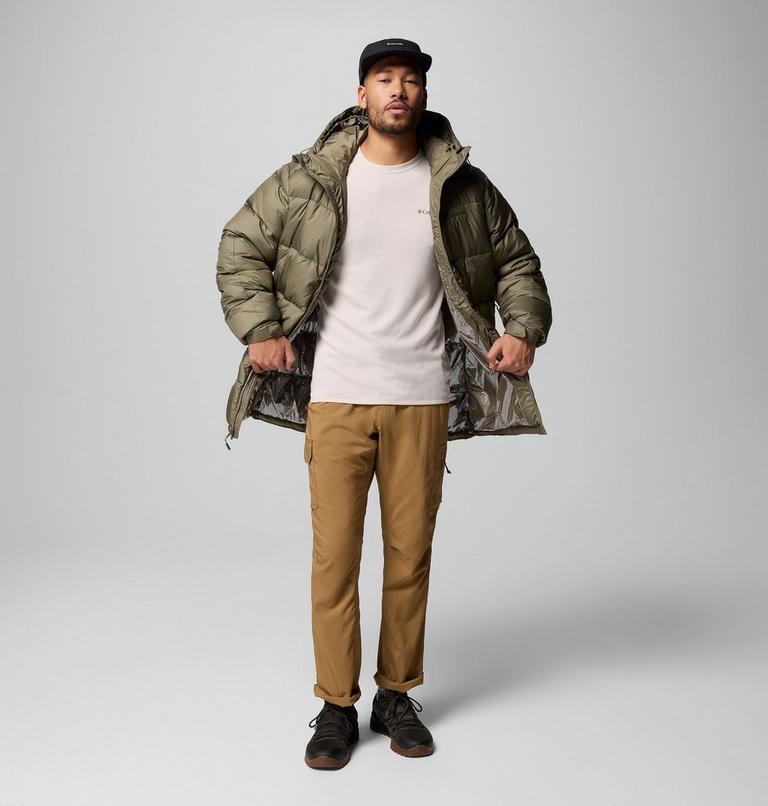 Men's Pike Lake Puffer Parka, Color: Stone Green, image 2