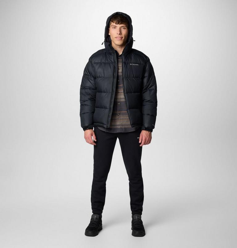 Men's Pike Lake II Hooded Puffer Jacket, Color: Black, image 3
