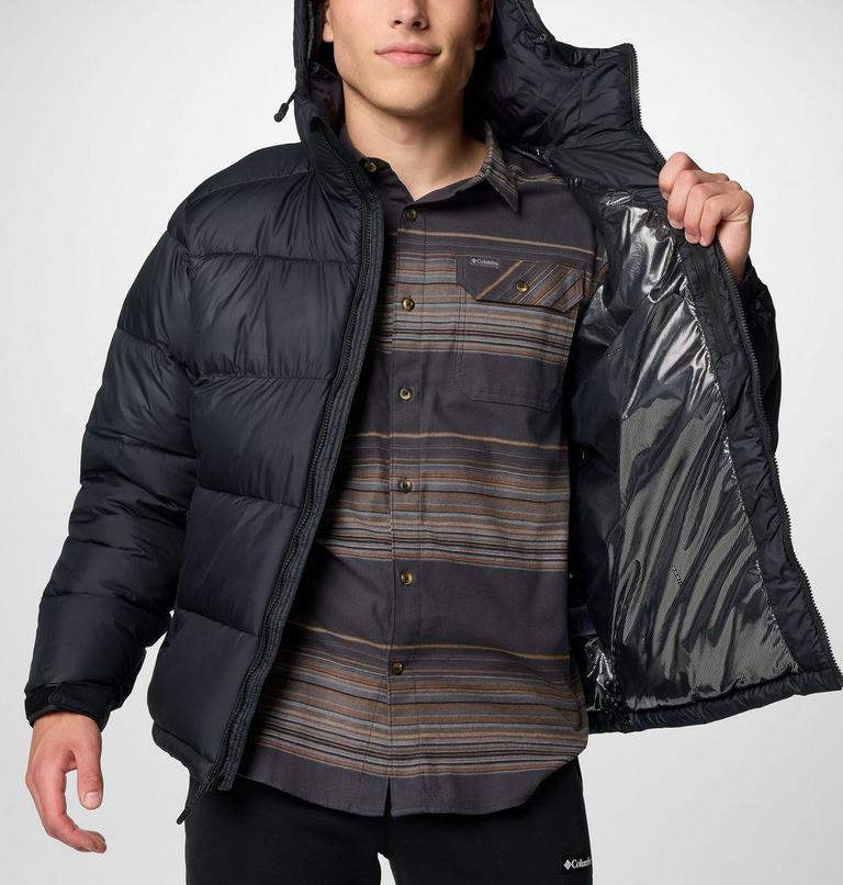 Men's Pike Lake II Hooded Puffer Jacket, Color: Black, image 6