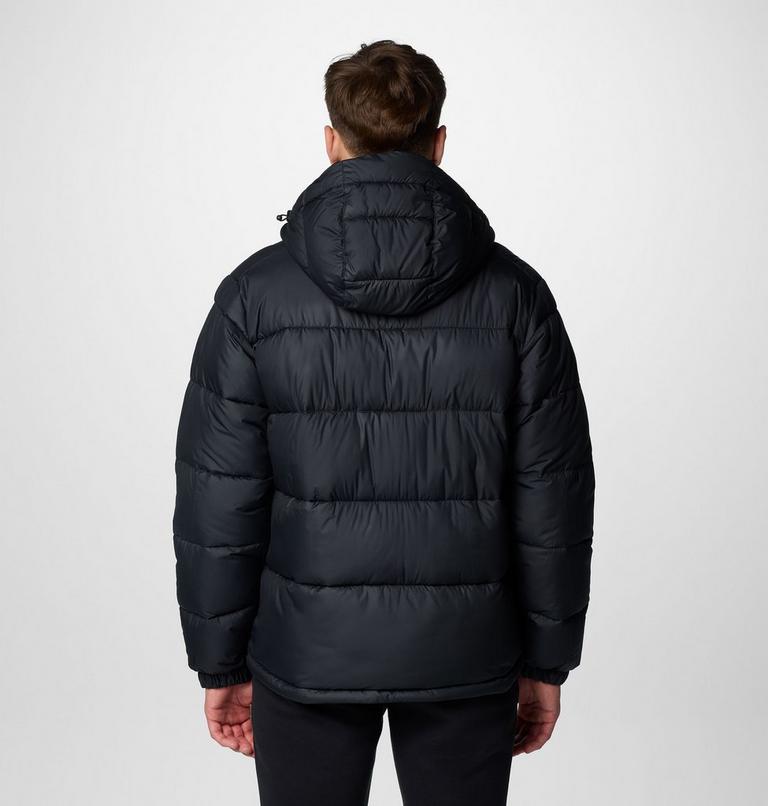 Men's Pike Lake II Hooded Puffer Jacket, Color: Black, image 2