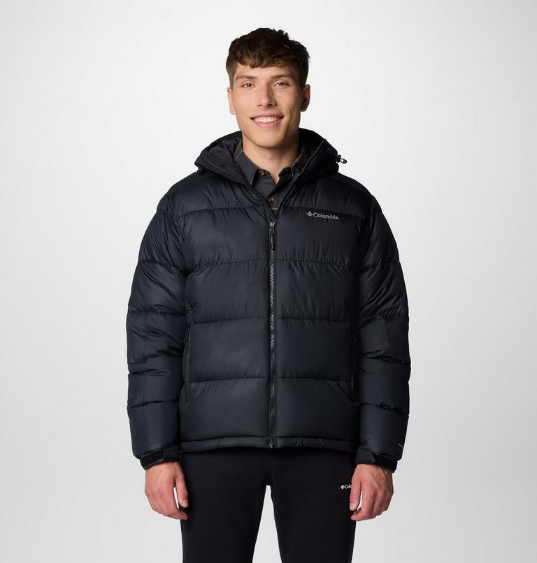 Men's Pike Lake II Hooded Puffer Jacket, Color: Black, image 1