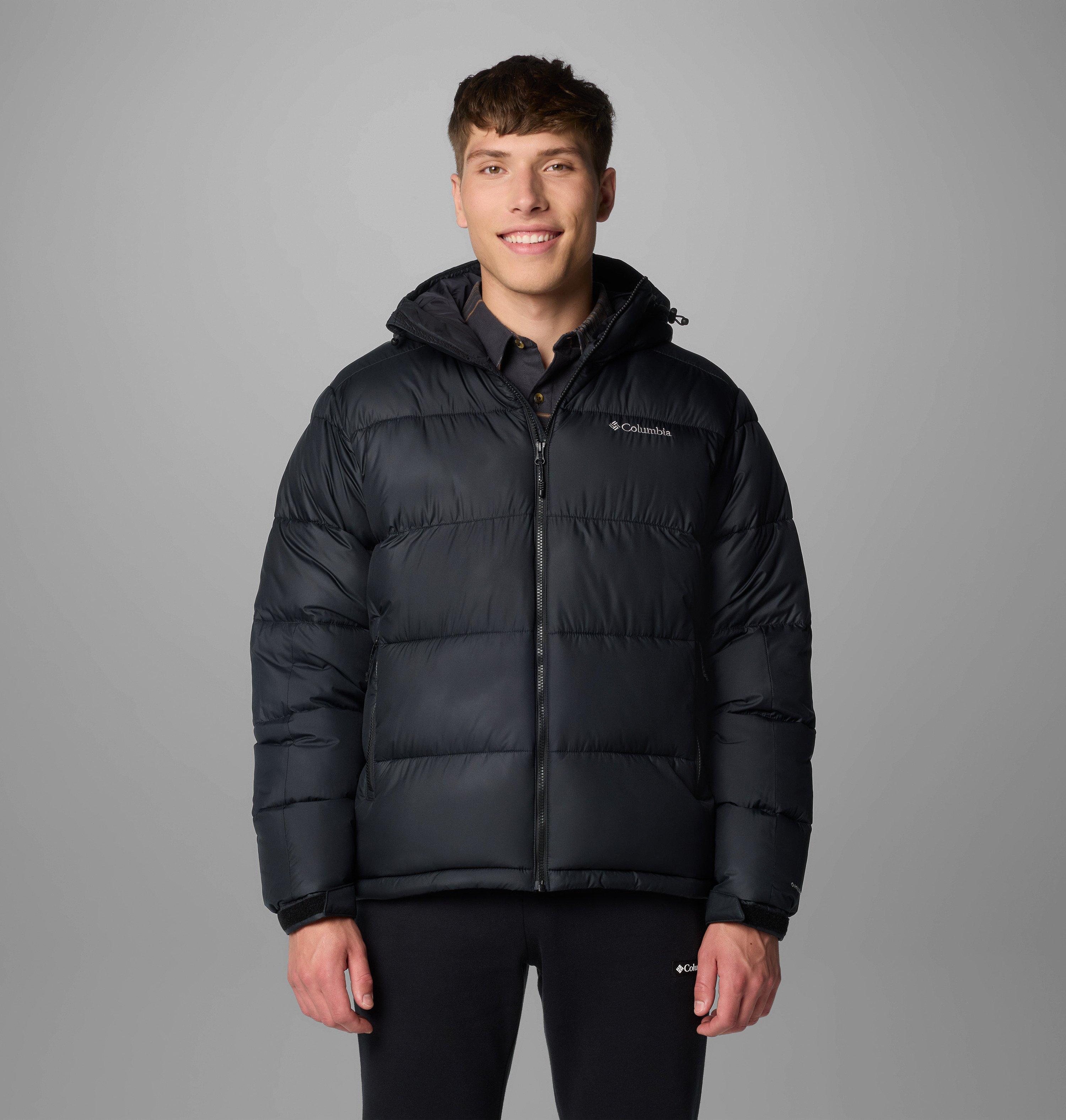Columbia Sportswear Men's Black Columbia - Pike Lake™ Ii Hooded Puffer Jacket - Large