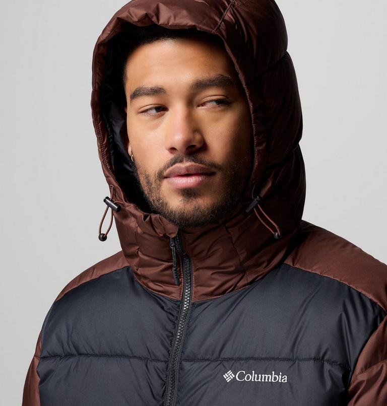 Men's Pike Lake II Hooded Puffer Jacket, Color: Tobacco, Black, image 6