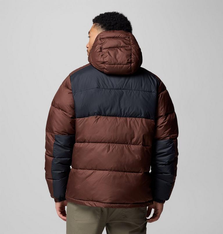Men's Pike Lake II Hooded Puffer Jacket, Color: Tobacco, Black, image 3
