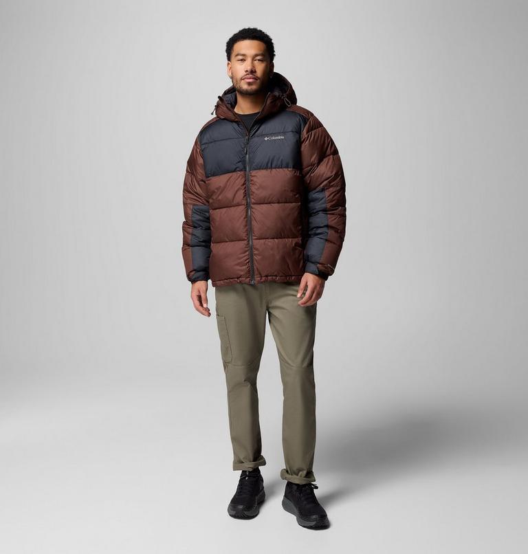 Men's Pike Lake II Hooded Puffer Jacket, Color: Tobacco, Black, image 10