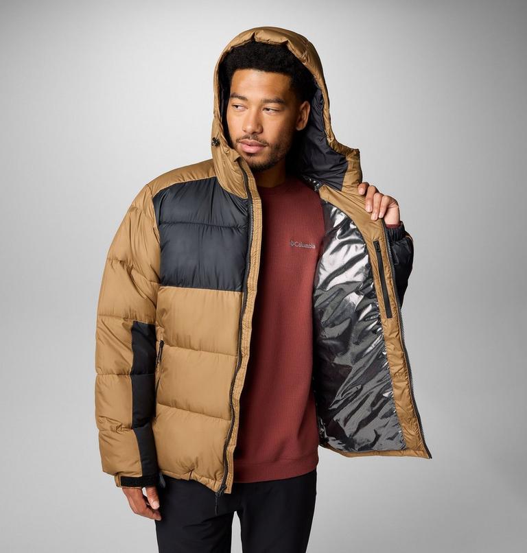 Men's Pike Lake II Hooded Puffer Jacket, Color: Delta, Black, image 6
