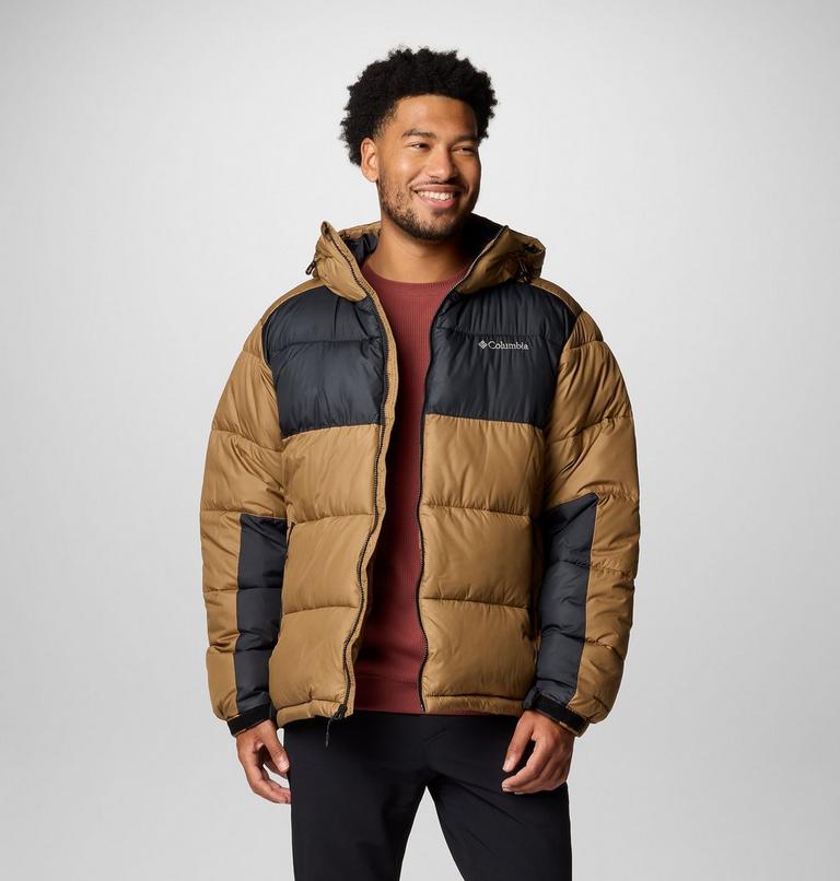 Men's Pike Lake II Hooded Puffer Jacket, Color: Delta, Black, image 8