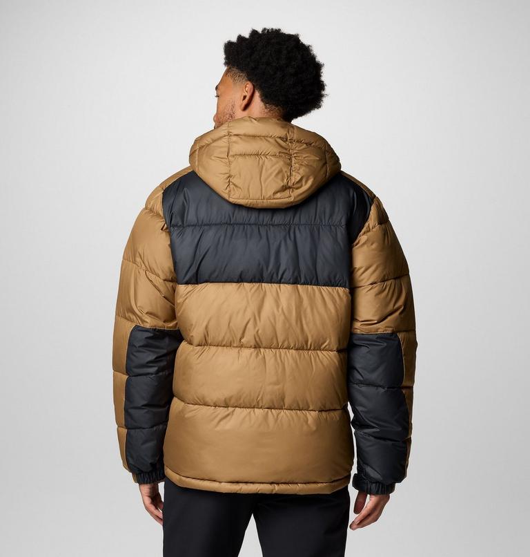 Men's Pike Lake II Hooded Puffer Jacket, Color: Delta, Black, image 2