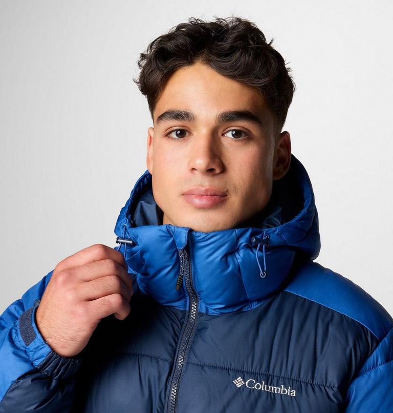 Chaqueta acolchada con capucha Pike Lake II para hombre, Color: Mountain Blue, Collegiate Navy, image 5