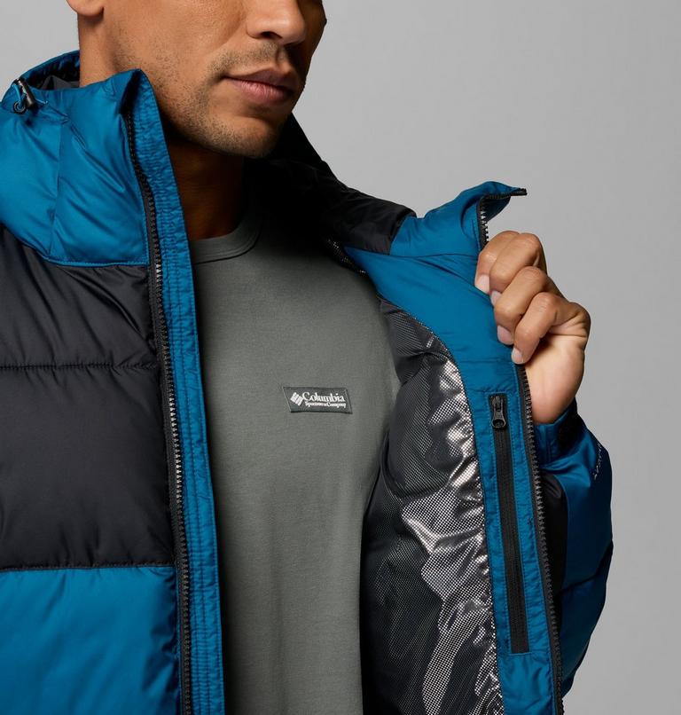 Men's Pike Lake II Hooded Jacket, Color: Phoenix Blue, Black, image 6