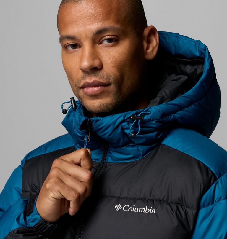 Men's Pike Lake II Hooded Jacket, Color: Phoenix Blue, Black, image 7
