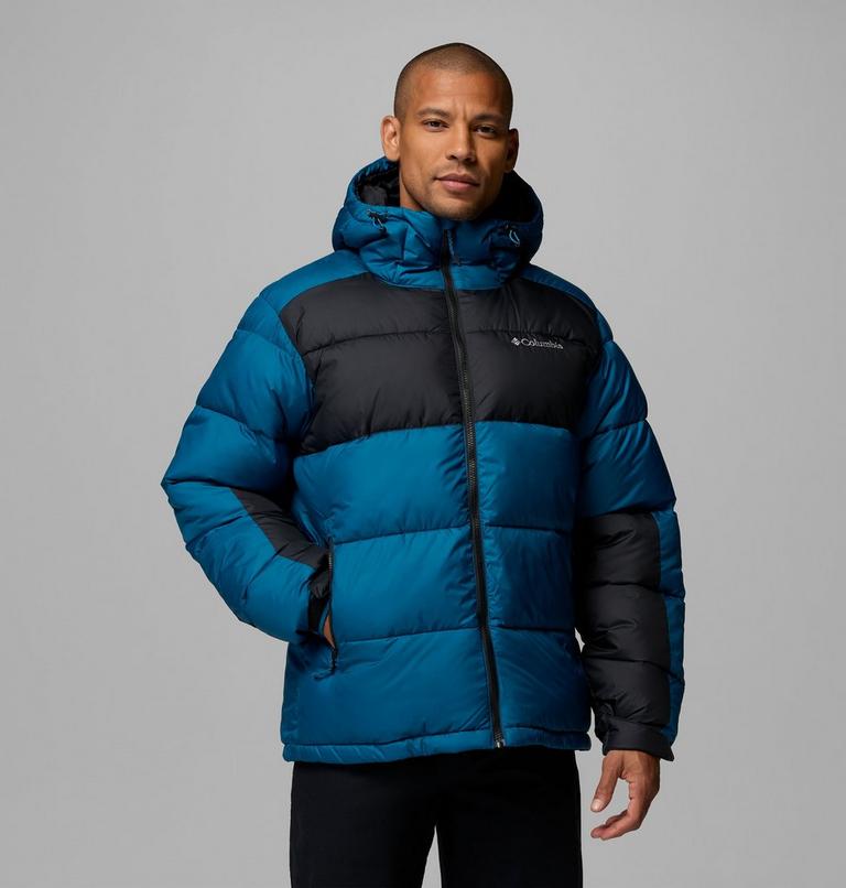 Men's Pike Lake II Hooded Jacket, Color: Phoenix Blue, Black, image 1