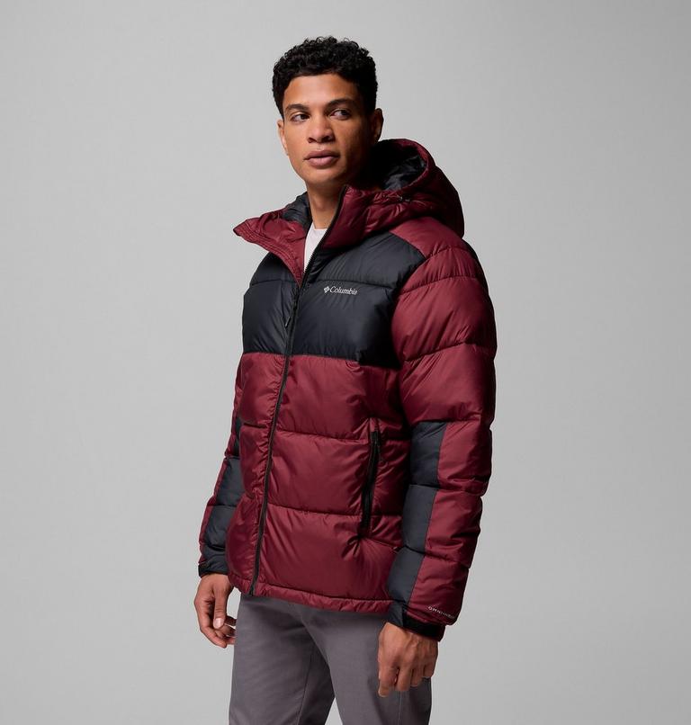 Chaqueta acolchada con capucha Pike Lake II para hombre, Color: Rich Wine, Black, image 3