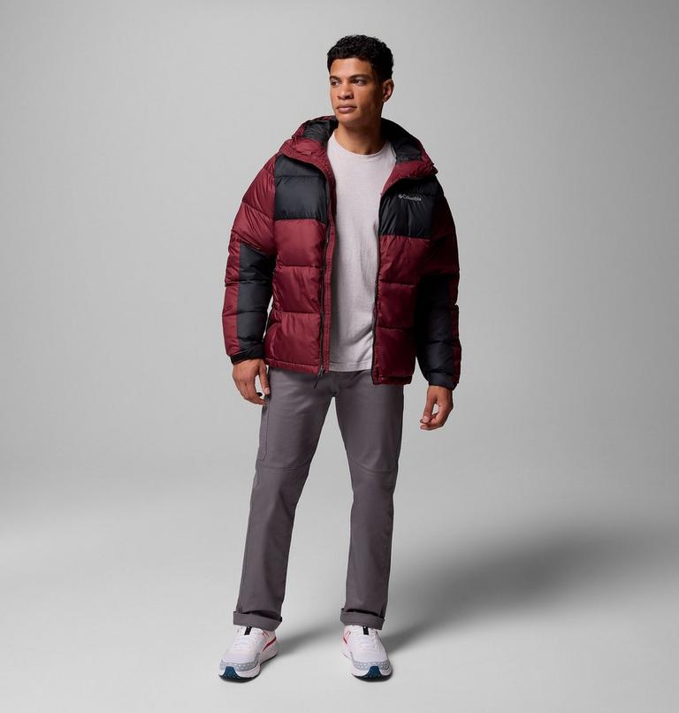 Chaqueta acolchada con capucha Pike Lake II para hombre, Color: Rich Wine, Black, image 5