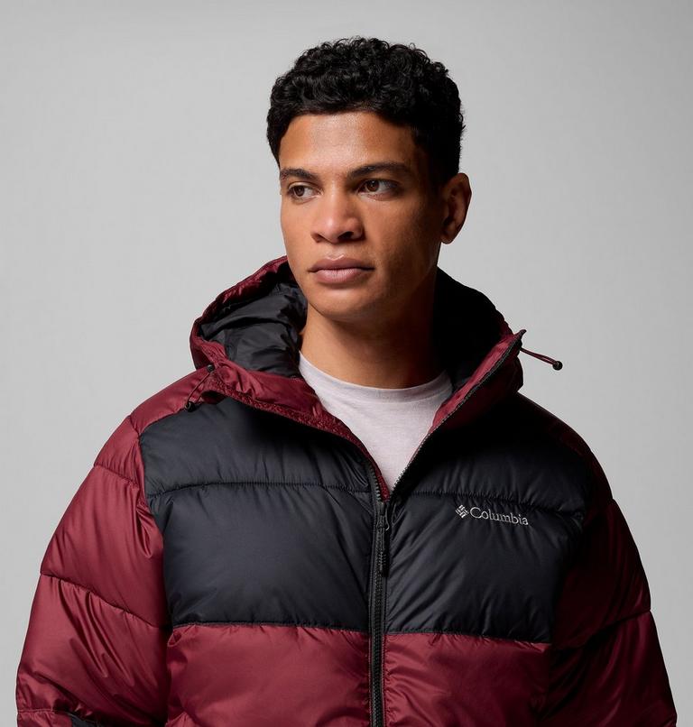 Chaqueta acolchada con capucha Pike Lake II para hombre, Color: Rich Wine, Black, image 6