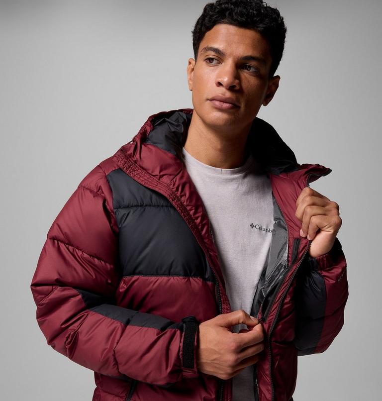 Chaqueta acolchada con capucha Pike Lake II para hombre, Color: Rich Wine, Black, image 7