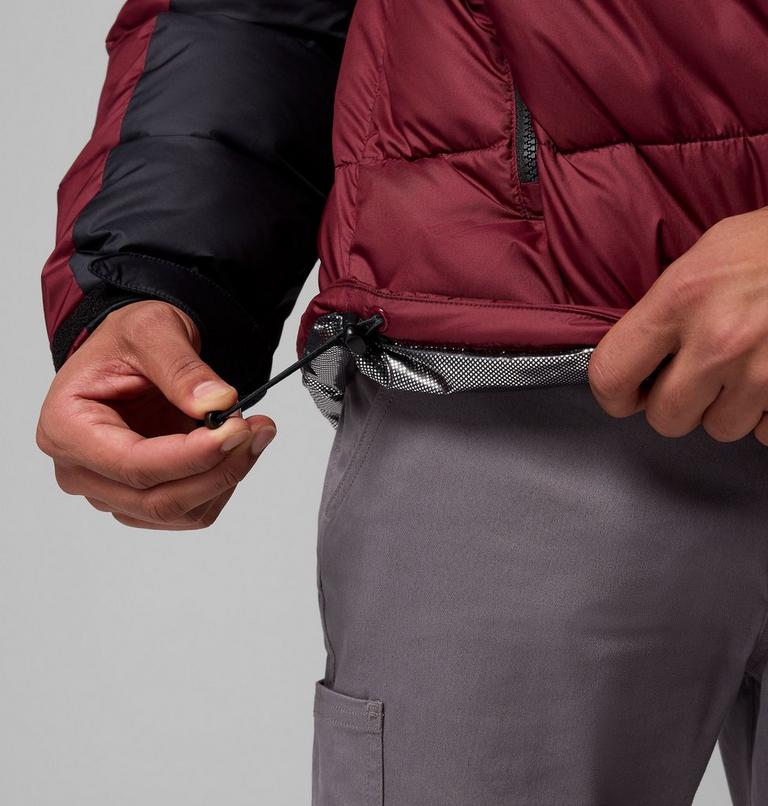 Chaqueta acolchada con capucha Pike Lake II para hombre, Color: Rich Wine, Black, image 8