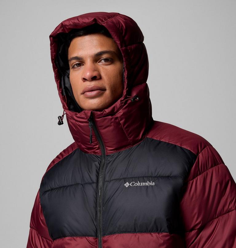 Chaqueta acolchada con capucha Pike Lake II para hombre, Color: Rich Wine, Black, image 9