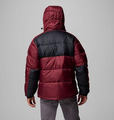 Men's Pike Lake II Hooded Puffer Jacket, Color: Rich Wine, Black, image 6