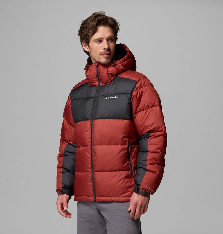 Men's Pike Lake II Hooded Jacket, Color: Red Oxide, Shark, image 4