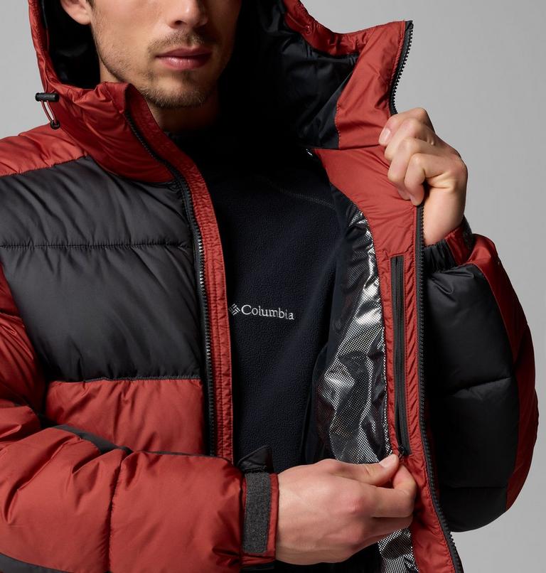 Men's Pike Lake II Hooded Jacket, Color: Red Oxide, Shark, image 6