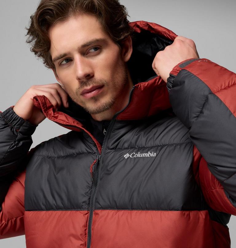 Men's Pike Lake II Hooded Jacket, Color: Red Oxide, Shark, image 7