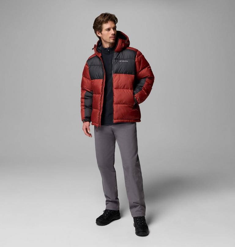 Men's Pike Lake II Hooded Jacket, Color: Red Oxide, Shark, image 2