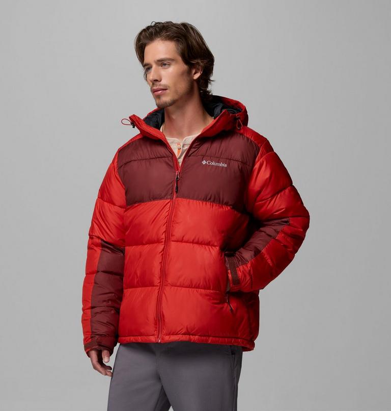 Men's Pike Lake II Hooded Puffer Jacket, Color: Sail Red, Spice, image 4