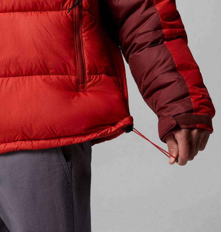 Men's Pike Lake II Hooded Puffer Jacket, Color: Sail Red, Spice, image 9