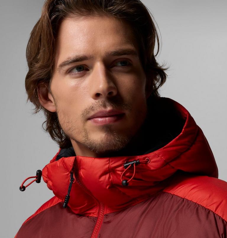 Men's Pike Lake II Hooded Puffer Jacket, Color: Sail Red, Spice, image 10