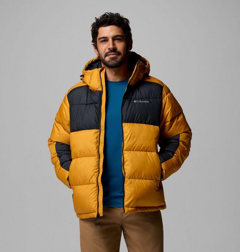 Men's Pike Lake II Hooded Jacket, Color: Squash, Black, image 5