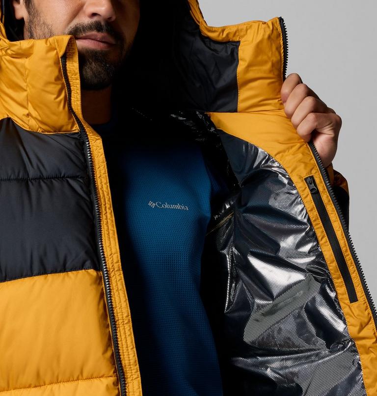 Men's Pike Lake II Hooded Jacket, Color: Squash, Black, image 6