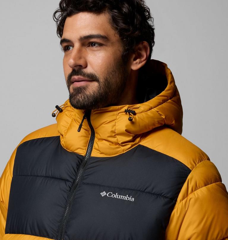 Men's Pike Lake II Hooded Jacket, Color: Squash, Black, image 7