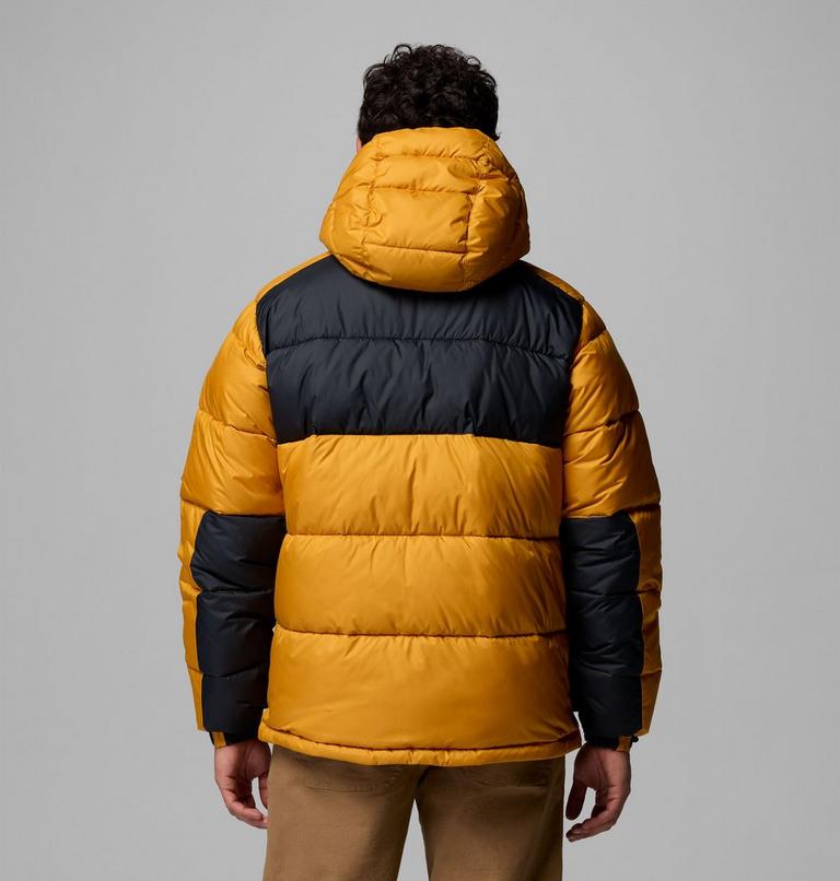 Men's Pike Lake II Hooded Jacket, Color: Squash, Black, image 3