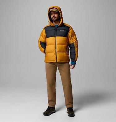 Men's Pike Lake II Hooded Jacket, Color: Squash, Black, image 4
