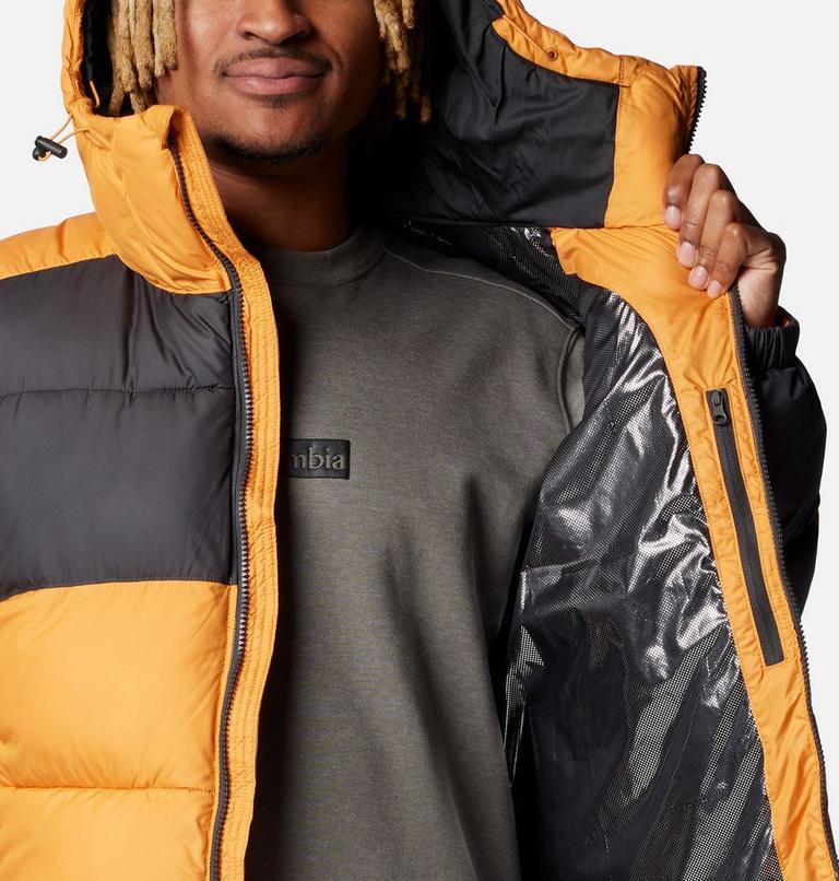 Men's Pike Lake II Hooded Puffer Jacket, Color: Sunstone, Shark, image 5