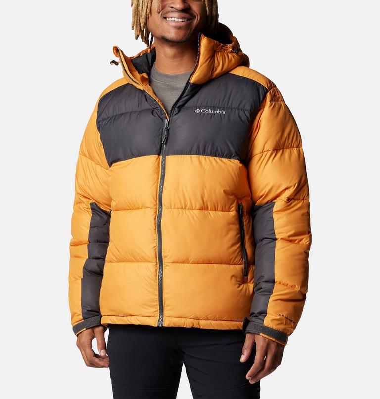 Men's Pike Lake II Hooded Puffer Jacket, Color: Sunstone, Shark, image 1