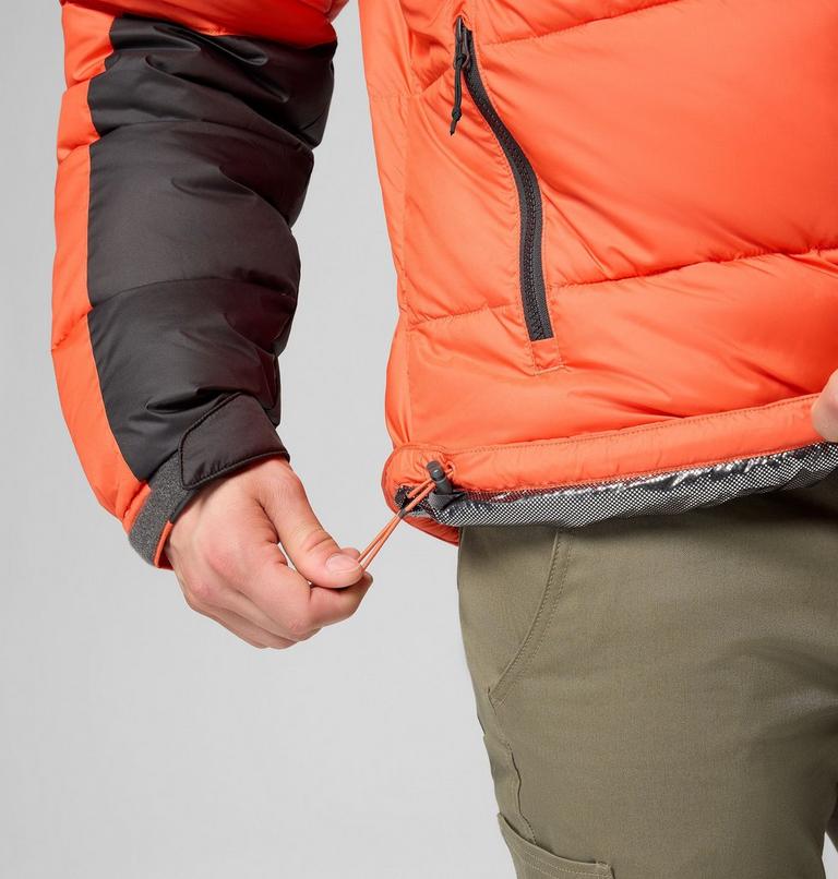 Men's Pike Lake II Hooded Puffer Jacket, Color: Zing, Shark, image 9