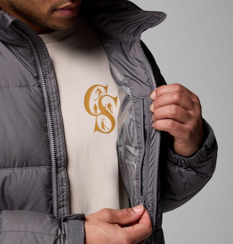 Men's Pike Lake II Puffer Jacket, Color: City Grey, image 7