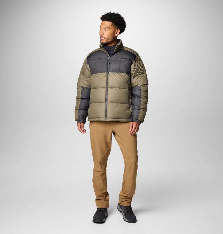 Men's Pike Lake II Jacket, Color: Stone Green, Shark, image 3