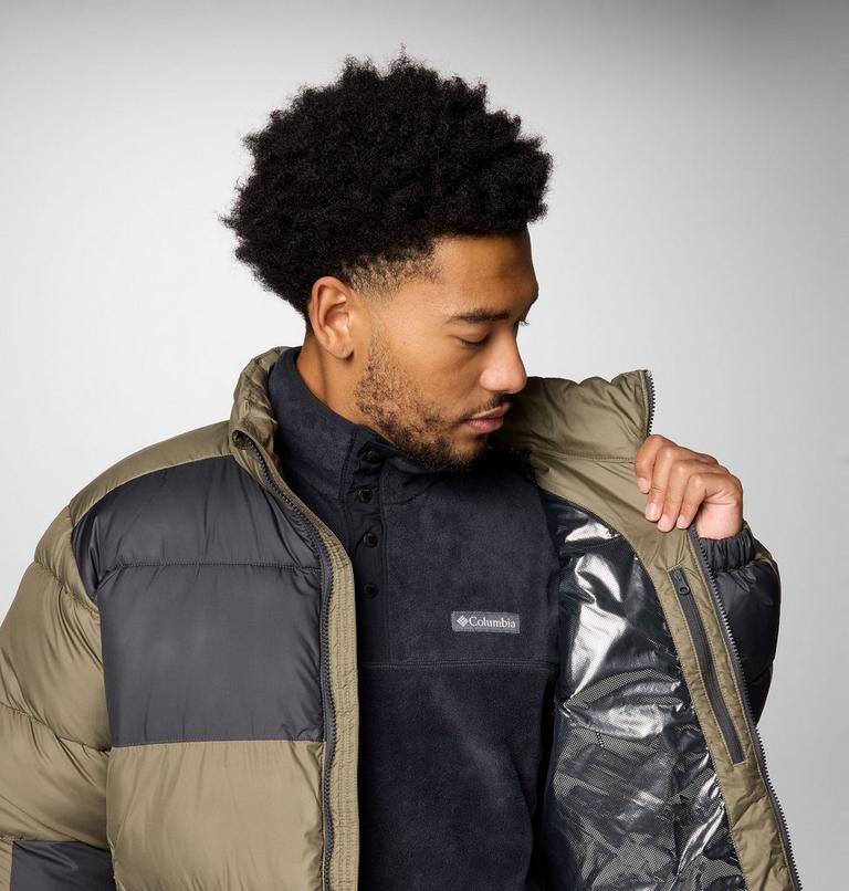 Men's Pike Lake II Jacket, Color: Stone Green, Shark, image 6