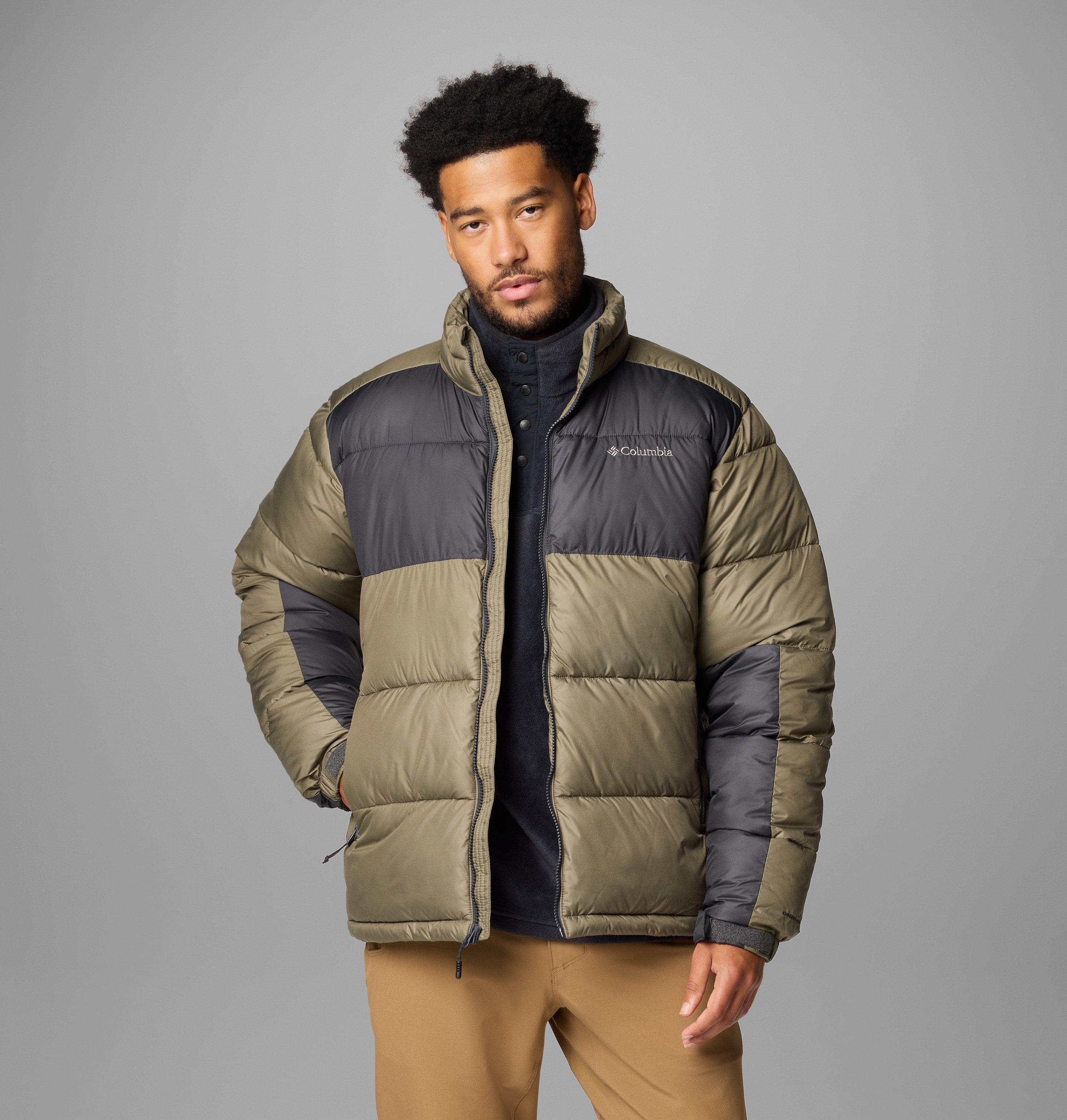 Columbia Sportswear Men's Green Columbia - Pike Lake™ Ii Puffer Jacket - Stone Shark Small