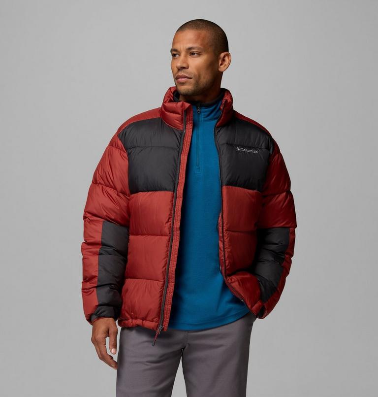 Men's Pike Lake II Puffer Jacket, Color: Red Oxide, Shark, image 5