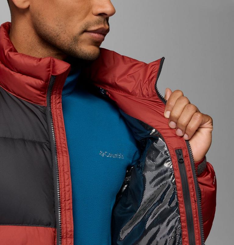 Men's Pike Lake II Puffer Jacket, Color: Red Oxide, Shark, image 6
