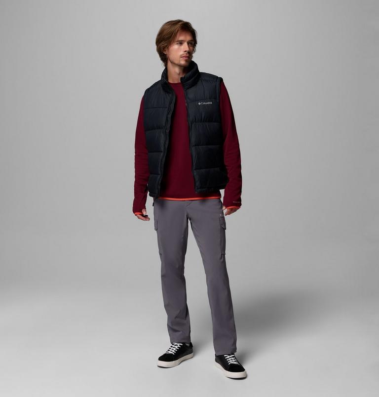 Men's Pike Lake II Puffer Vest, Color: Black, image 2