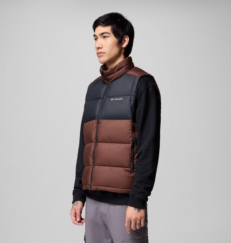 Men's Pike Lake II Puffer Vest, Color: Tobacco, Black, image 4