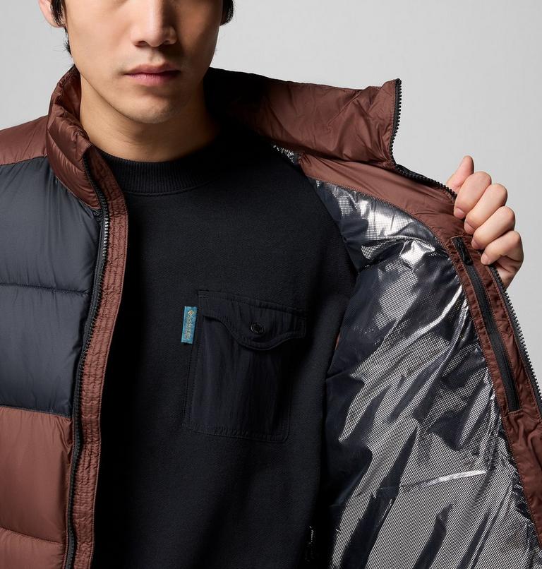 Men's Pike Lake II Puffer Vest, Color: Tobacco, Black, image 6